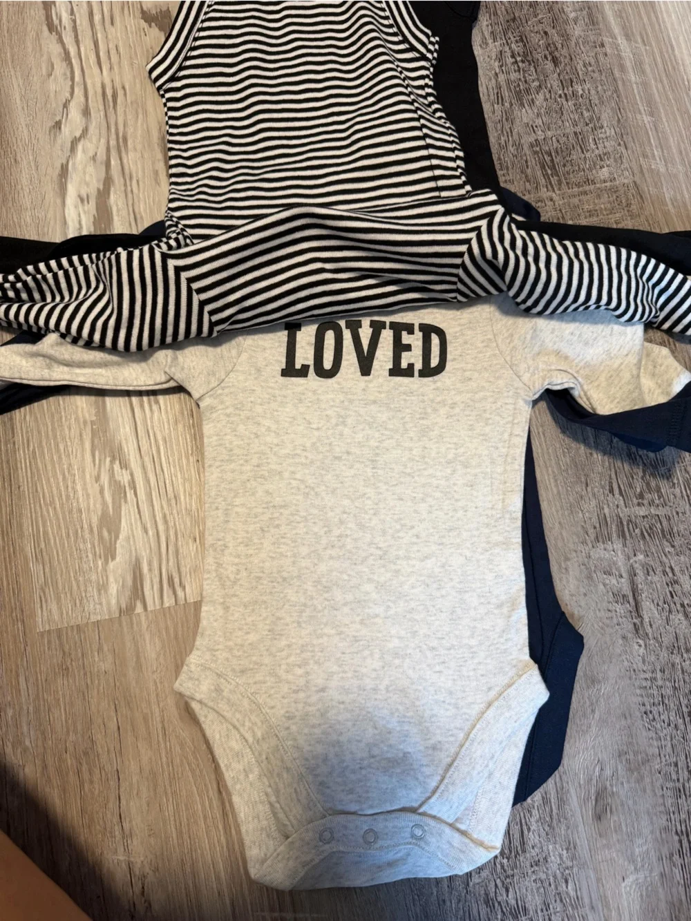 Baby “Daddy's Buddy” Long Sleeve Bodysuit Set: Set of 4